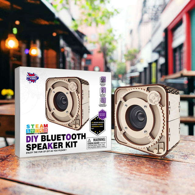 DIY Speaker Kit Science Experiment Electronics Set STEM and Tech Gift for STEM Projects for Kids
