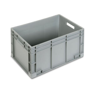 Fami Euro Box Caja de plástico de 600x400x320mm con asas abiertas y fondo reforzado - Product Image 1