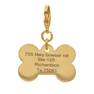 Pendentif publicitaire vierge en acier inoxydable pour chien, gravé avec logo, pour collier d'identification d'animal de compagnie - Product Image 5