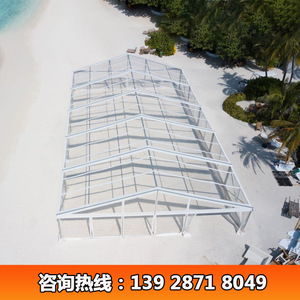 Carpa Transparente para Bodas y Fiestas, Estructura de Aleación de Aluminio, Tela de PVC Resistente al Viento, Construcción Modular, Uso en Exteriores para las Cuatro Estaciones - Product Image 3