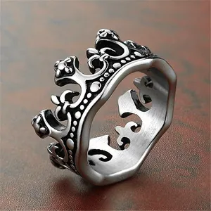 Custom Latest Design Fashion Product Unisex Stainless Steel Rings Jewelry Finger Ring Jewelry Cheap Price