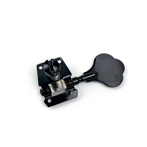 סט מקלטי כיוון פתוחים שחור 4R או 4L לגיטרה, מפתחות כיוון לגיטרה, ראשי מכונה לבס חשמלי למכירה - Product Image 6