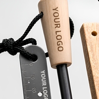 Kit de démarrage de feu en bois gras naturel, tige de ferrocérium, allume-feu en acier avec manche en bois pour le camping et la survie