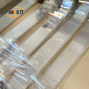 Annitte-Cinta transportadora transparente de 0,2mm de espesor, fuerte resistencia, elástica