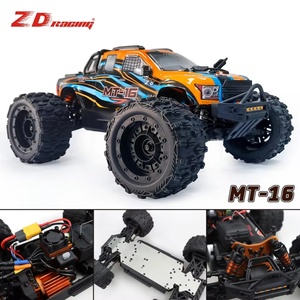 รถบรรทุกมอนสเตอร์ไฟฟ้า SJY-MT16 3S Brushless RTR ขนาด 1/16 บังคับวิทยุ ระยะควบคุม 120 เมตร สาย USB ตัวควบคุมโลหะ ของเล่นสำหรับผู้ใหญ่ เล่นได้ทั้งในบ้านและนอกบ้าน - Product Image 5