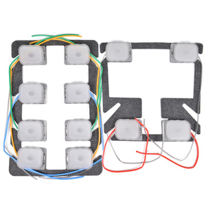 Système de <span class=keywords><strong>massage</strong></span> pour siège de voiture - <span class=keywords><strong>Massage</strong></span> pneumatique 12 points de qualité automobile 12V. <span class=keywords><strong>Massage</strong></span> puissant avec réglage de la force sur trois niveaux - Product Image 4