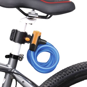 Câble de verrouillage de vélo en acier 1,2 m 1,5 m 1,8 m Antivol Durable Universel Accessoire pour VTT et vélo de route - Product Image 1