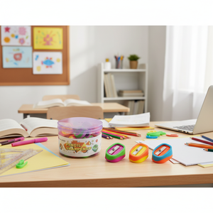 All'ingrosso 48 pz temperamatite colorate alla rinfusa per uso scolastico e ufficio marchio Peiyong Made in China - Product Image 3