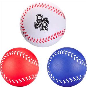 Logotipo personalizado Regalos promocionales Regalo Béisbol Estrés Bolas Béisbol Squeeze Juguete Béisbol PU Espuma Estrés Bola - Product Image 2