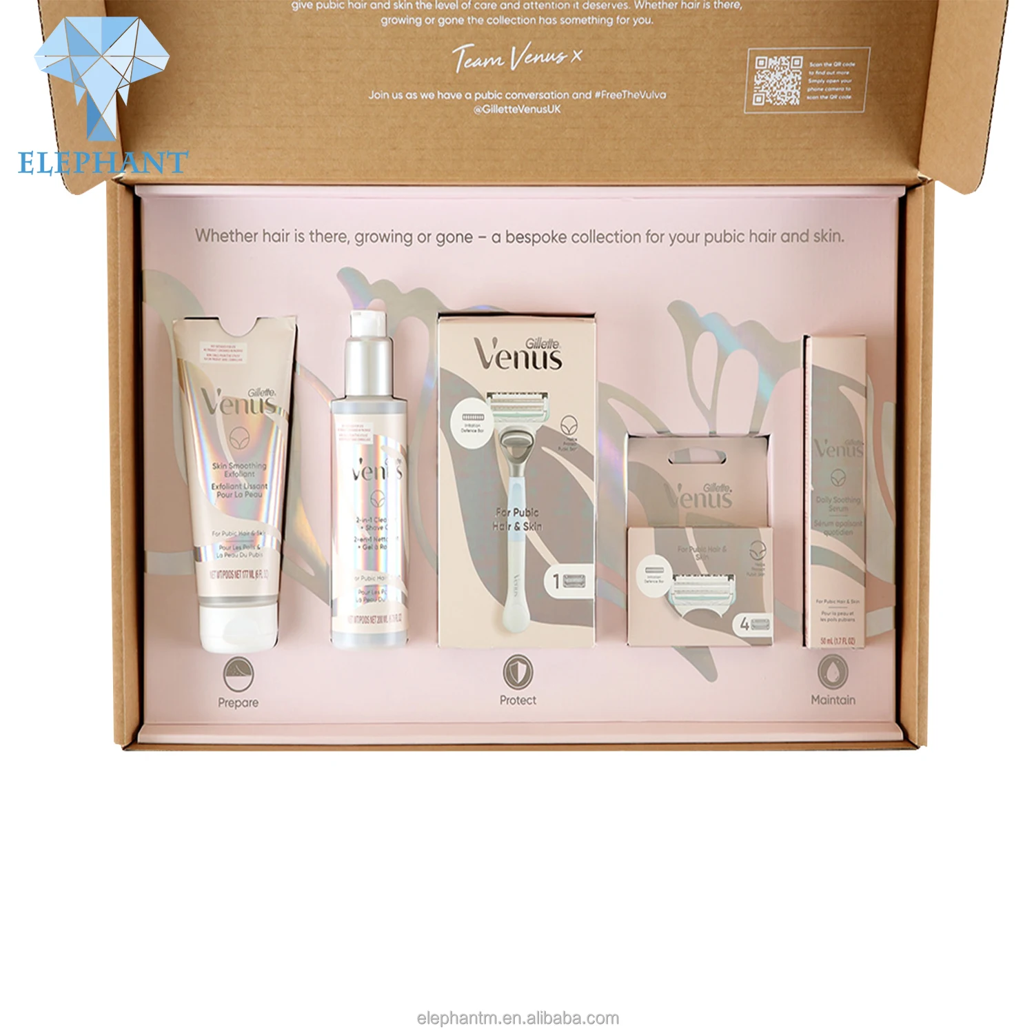 Custom Kraft Paper Small Lip Gloss Cosmetic Set Box Packaging