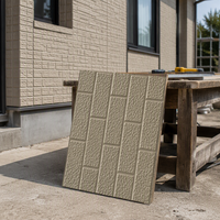 Panneaux muraux en aluminium peints en poudre pour les façades extérieures des bâtiments commerciaux