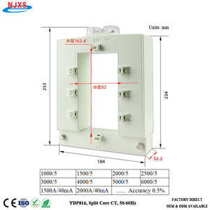Transformador de Corriente de Núcleo Dividido CT 1000/5 2000/5 4000/5 5000/5 6000/5, Transformador YDP816 Directo de Fábrica para Barra Colectora - Product Image 1