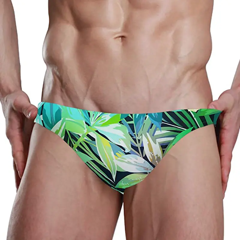 High Quality Fashion New Style Print Brief Men Bikini Swimwear Trunk Custom Sexy Mens Swim Briefs