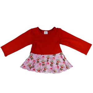<span class=keywords><strong>Camisetas</strong></span> De ninas para niña, <span class=keywords><strong>camisetas</strong></span> con peplum para bebé, venta al por mayor - Product Image 4