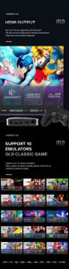 Consola de Videojuegos G5 <span class=keywords><strong>Gamebox</strong></span> HD 4K Super Console al por Mayor, Más de 50 Emuladores, Más de 40 000 Juegos Retro con TV Box, Sistema <span class=keywords><strong>Android</strong></span> 9.1 - Product Image 6