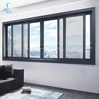Ventana Corredera de Vidrio de Aluminio con Certificación CE para Villas de Lujo, Hoteles y Proyectos Residenciales