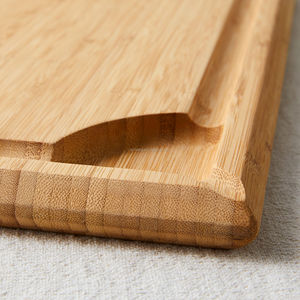 OEM Nuevas Ideas de productos 2021 Tabla de cortar creativa de doble cara Tabla de cortar de bambú con estante para teléfono móvil - Product Image 5