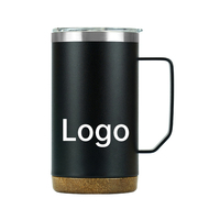 Mug isotherme à double paroi en acier inoxydable SUS304 pour bureau, maison et boissons quotidiennes