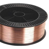 Fil de soudage en cuivre recouvert de CO2, fourni directement par l'usine chinoise, ER70S-6, 0,6 mm, 1,0 mm