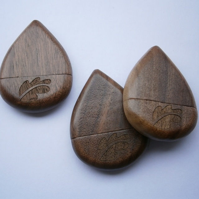 Unique Water Drop Wooden USB Flash Drive with Free Custom Logo Water Droplets Pendrive for Wedding Photography Giveaway Usb