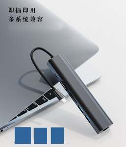 HUB de carga rápida 2024 W PD de tendencia 100 con convertidor de Puerto SD TF LAN USB C hub para Mac - Product Image 4