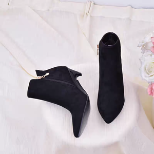 Talons hauts pliants en cuir pour femmes en plat rétractable haut pour femmes chaussures à talons pliants talons qui se plient à plat - Product Image 3