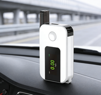 Alcoholímetro Profesional de Mano Airsense K1 H3 con Sensor de Celda de Combustible, Pantalla LCD, Precisión de 0.05% BAC, Detección Rápida, Respuesta de 1 Segundo