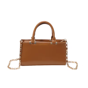 Sac à main carré en PU pour femme, très tendance, avec chaîne diagonale, portable, luxueux, mignon, sac bandoulière pour femme - Product Image 6