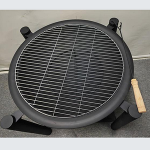 <span class=keywords><strong>Barbecue</strong></span> multifonctionnel réglable Grill Fire Pit Grills avec stockage de bûches de bois pour une utilisation décorative - Product Image 5