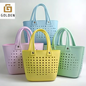 Sac à main Eva imperméable doré sac fourre-tout pour femmes avec bandoulière pour femmes sac fourre-tout sac à main sac de plage - Product Image 5