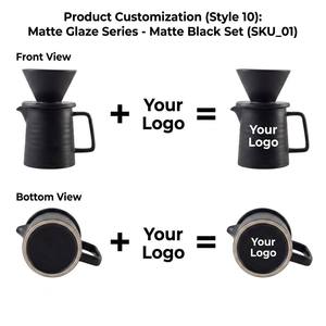 Promotion du Nouvel An MSH : Ensemble <span class=keywords><strong>de</strong></span> filtration à café en céramique personnalisé avec logo, kit <span class=keywords><strong>de</strong></span> préparation manuel V60 pour extraction par infusion - Product Image 2