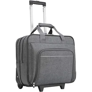 Metro haddeleme Laptop çantası çanta iş dayanıklı suya dayanıklı genişletilebilir bölme arabası askısı