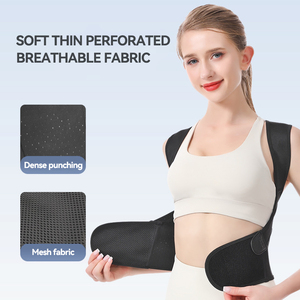 เข็มขัดพยุงหลังแบบมืออาชีพ ตัวปรับท่าทางหลังพร้อมสายรัดปรับได้ สายรัดไหล่ เข็มขัดแก้ไขท่าทาง สำหรับวัยรุ่นและผู้ใหญ่ - Product Image 4