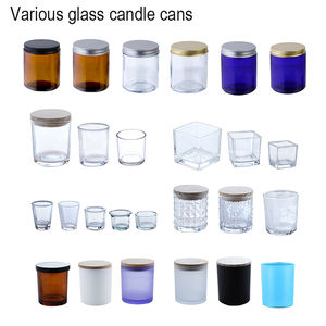 Jars à bougies en verre transparent uniques et luxueux vides, 2 oz, <span class=keywords><strong>4</strong></span> oz, jarre en verre pour bougie, 200 ml, jarre en verre pour bougie parfumée - Product Image 6