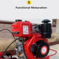 Motoculteur à essence multifonctionnel Farm Mini Cultivator Rotovator Tiller 7HP 8HP 9HP