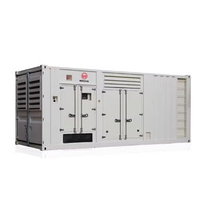 เครื่องกำเนิดไฟฟ้าแบบเงียบพิเศษ 1875KVA 1500KW ขนาด 40 ฟุต บรรจุในตู้คอนเทนเนอร์ สตาร์ทอัตโนมัติ ระบบสำรองไฟฟ้าขนาดใหญ่ - Product Image 3