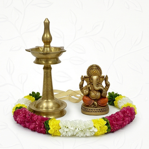 Guirnalda de Flores Artificiales Rosa, Blanco y Amarillo, Decoración Floral Colgante para Bodas, Mandap, Festivales, Templos, Pooja, Entrada de la Casa - Product Image 2