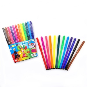 Rotuladores de Dibujo Artísticos Personalizados de Fábrica, Material Escolar, 12 Colores, Rotuladores de Punta de Fieltro para Niños - Product Image 2