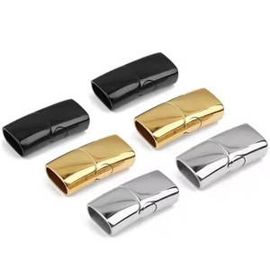 Magnetic Jewelry <b>Bracelet</b> Magnetic Gold Clasp <b>Leather</b> <b>Bracelet</b> Clasp Stainless Steel Magnetic Clasps for Jewelry Making - Product Image 4
