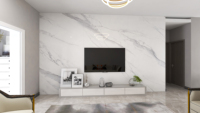 Carrelages de sol en céramique modernes de luxe Finition polie antidérapante résistante à l'acide Garantie de plus de 5 ans Difficile Nettoyer Commercial