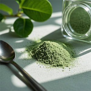 유기농 순수 녹색 커피 콩 분말 식품 등급 자연 체중 감량을위한 갓 지상 벌크 비타민 허브 추출물 병 드럼 - Product Image 2