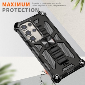 Protección completa para Samsung <span class=keywords><strong>iPhone</strong></span> 16 15 14 13 12 <span class=keywords><strong>11</strong></span> X XS XR PLUS Pro Max Soporte invisible Camuflaje magnético Blazor fundas de coche - Product Image 2