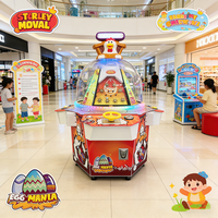M Sky Egg Mania Machine d'arcade de jeu de capture de balles pour enfants, 3 joueurs, à monnayeur, équipement à tickets, certification CE, version anglaise
