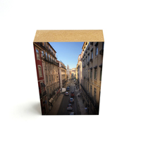 Logo personnalisé Photos de famille personnalisées ou thèmes de Noël peints à la main Cadre photo de luxe en Mdf à sublimation vierge