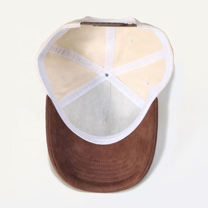 Chapeaux de golf à 5 panneaux personnalisés pour hommes de haute qualité avec logo personnalisé Gorras à deux tons, casquette de baseball structurée avec logo brodé uni - Product Image 4