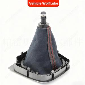 Funda de cuero para palanca de cambios de coche Vehicle Wolf Lake para Volkswagen Golf 6 de 6 velocidades - Product Image 4