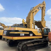 Excavatrice Caterpillar 325B d'occasion de haute qualité, engin de terrassement, excavatrice Cat 325B 320B 330B prête à l'emploi