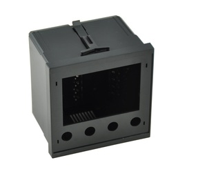 Caja de Plástico ABS Negra de 96*96mm para Panel Digital con Ventana, Certificación ISO9001, para Uso en Instrumentos Electrónicos, 96112 - Product Image 1