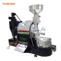 Pemanggang Kopi Kaldi Wide Stainless Steel 300g, Pemanggang Kopi German Maas Specialty Redeye Aillio R1 500g, Pemanggang Kopi 200g untuk Rumah