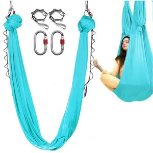 QIDIAN 5*2.8m Hamaca de Yoga Aérea Portátil y Duradera, Equipo para Danza Acrobática, Fitness, Pilates, Material de Nailon - Product Image 4